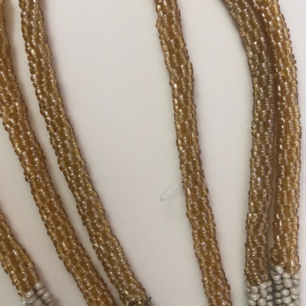 Loft 3 Layered Beaded Necklace - Picture 7 of 7